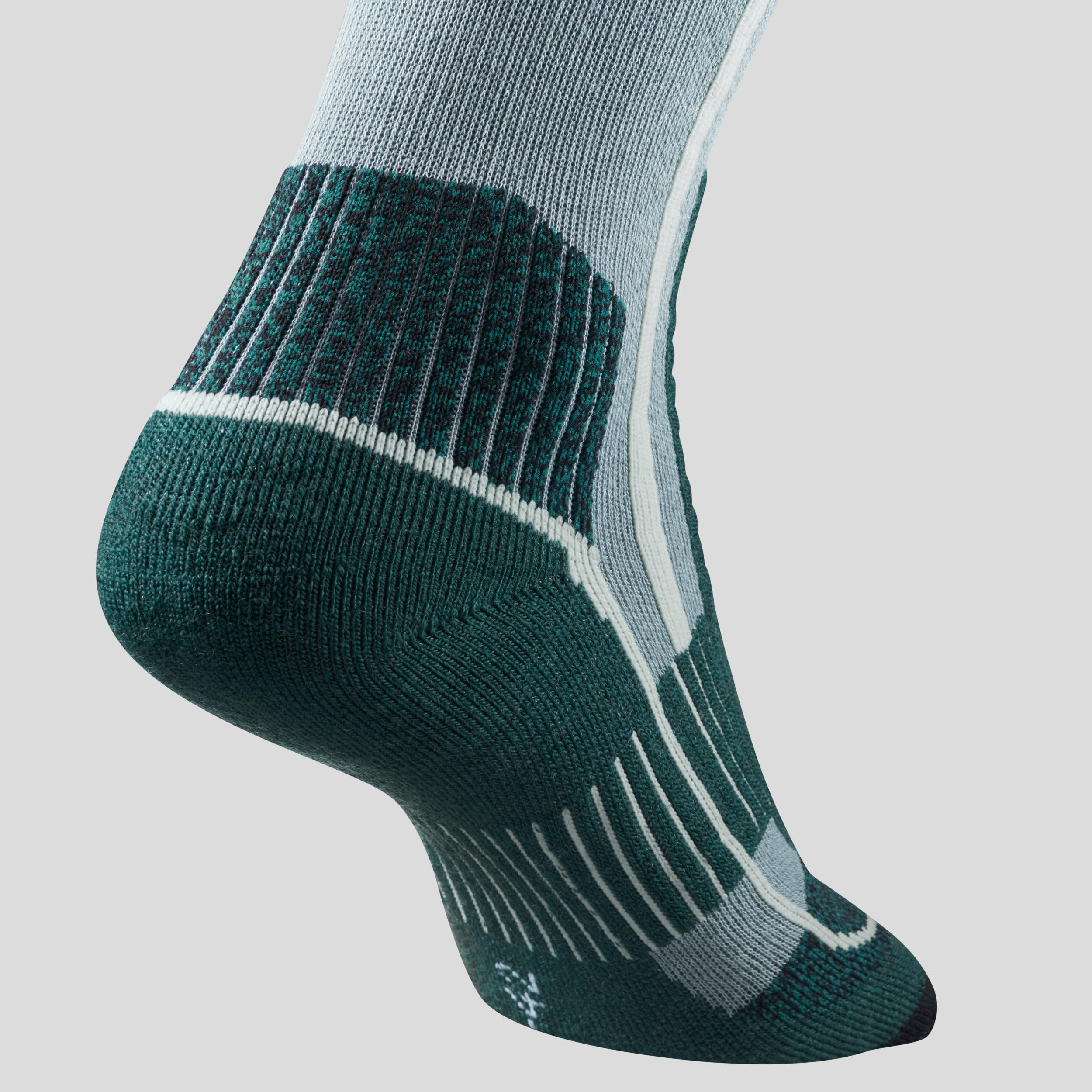 Warm Hiking Socks - SH520 X-WARM MID - 2 Pairs 4/6