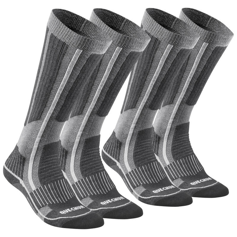 Turistické vysoké hřejivé ponožky SH 500 Mountain 2 páry