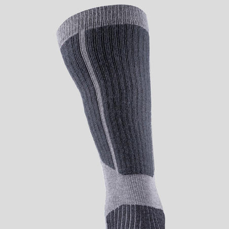 Шкарпетки SH520 X-WARM для туризму, теплі, 2 пари - Сірі