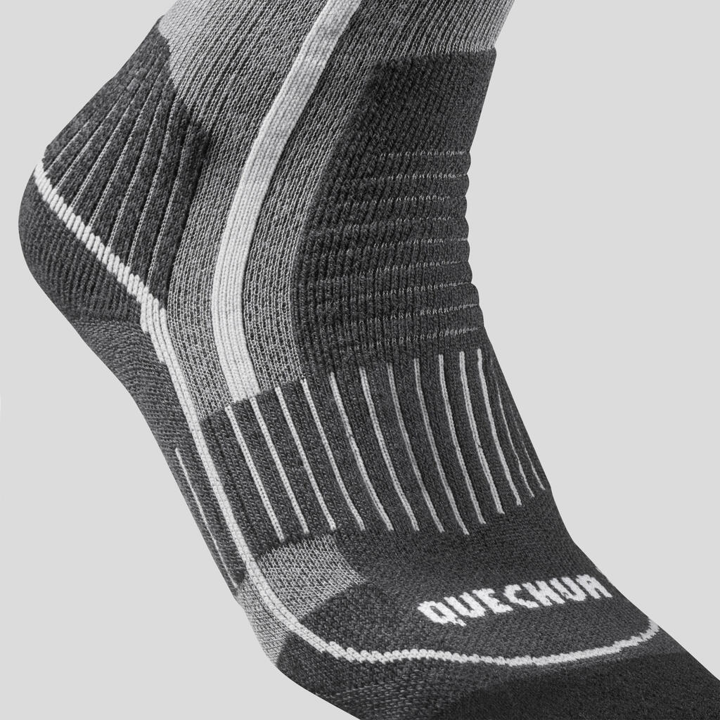 Warm Hiking Socks - SH500 MOUNTAIN High - 2 Pairs