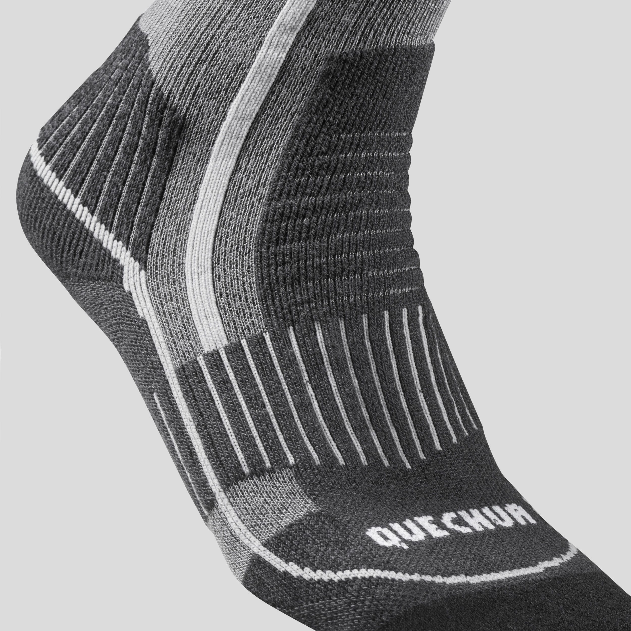 Chaussettes de randonnée - SH 500 gris - QUECHUA