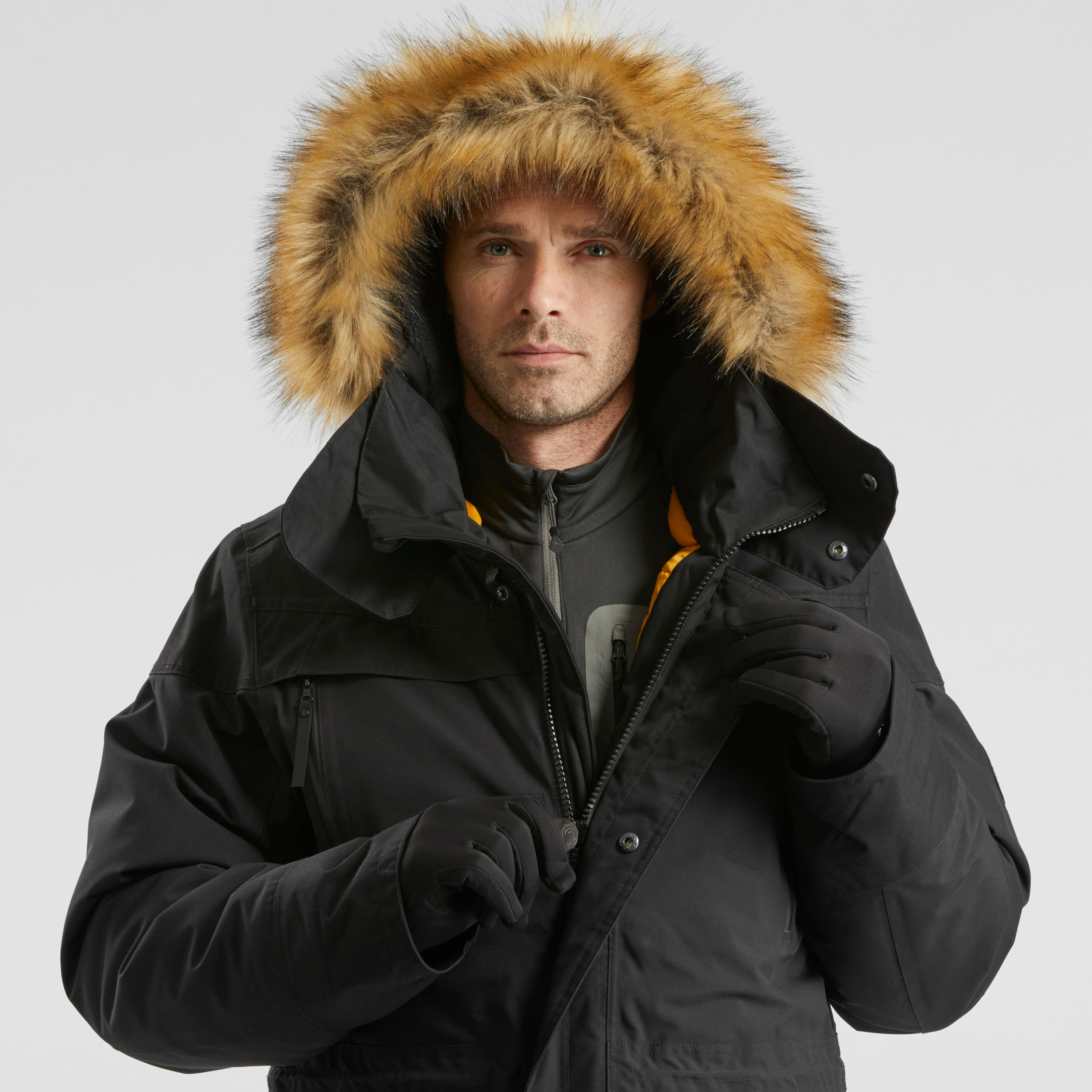 Manteau de randonnée SH 500 U-Warm – Hommes - QUECHUA