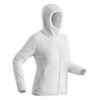 Fleecejacke Winterwandern SH100 U-Warm Damen weiss