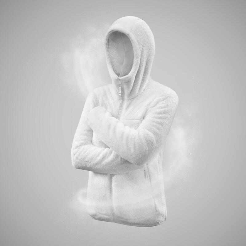 Veste polaire chaude de randonnée - SH100 ULTRA-WARM - Femme
