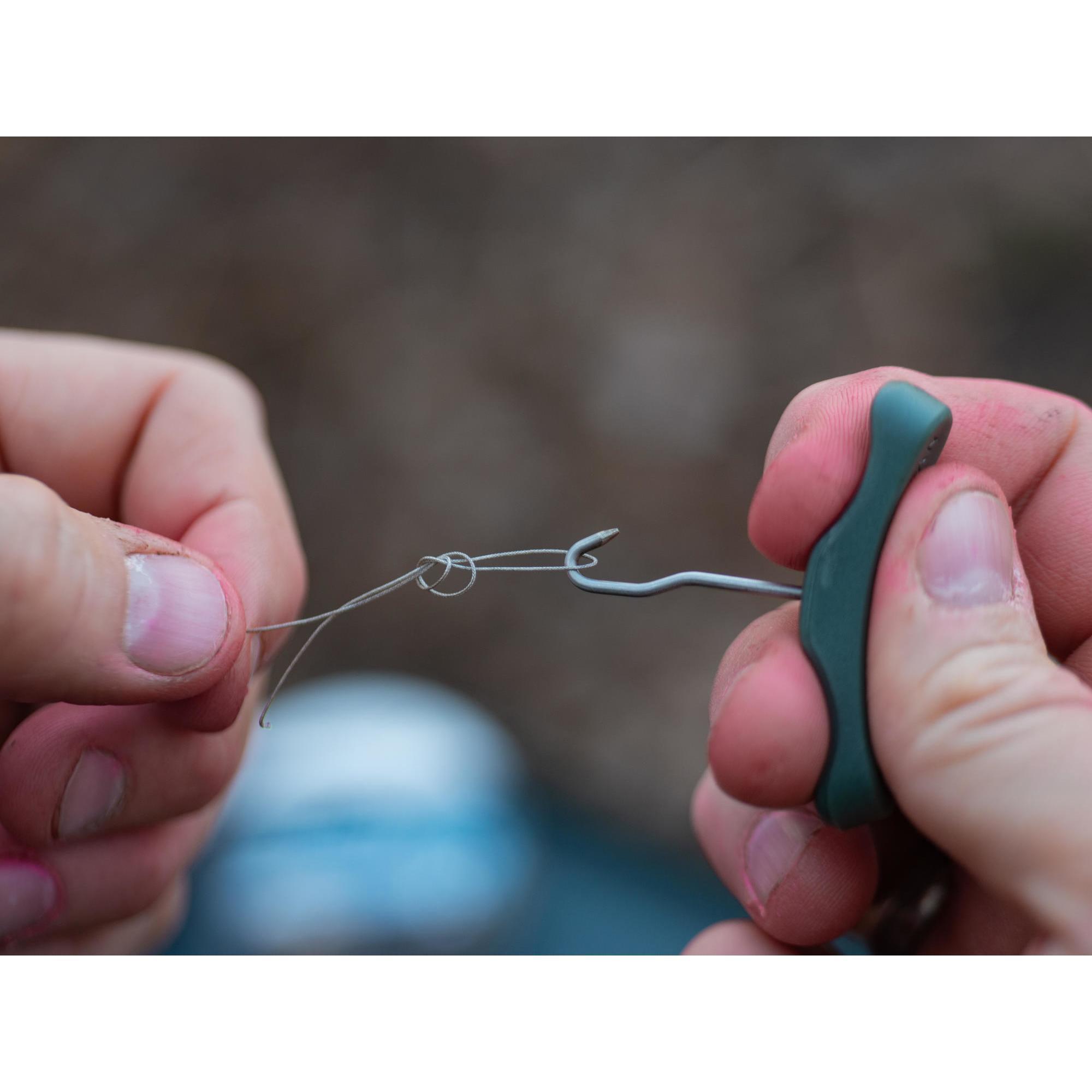 Extracteur De Nœud Pour Pêche à La Carpe – Testeur De Tension – Crochet En Acier Inoxydable, Poignée En T – Pour Montages Capillaires