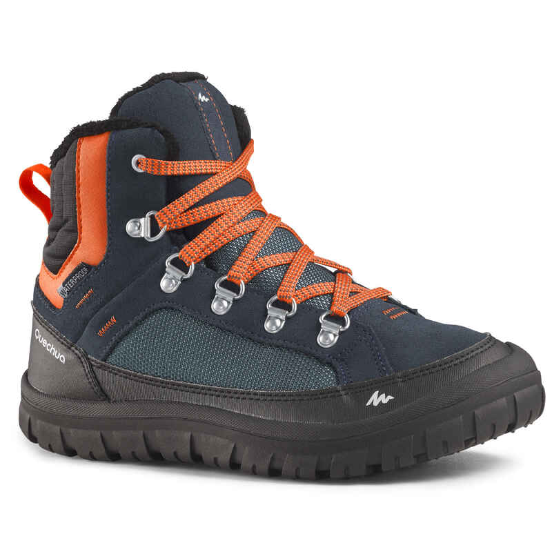 Winterschuhe Winterwandern SH500 warm wasserdicht Schnürsenkel Kinder Gr. 33–38 Winterschuhe Winterwandern SH500 warm wasserdicht Schnürsenkel Kinder Gr. 33–38