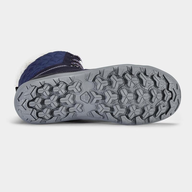 Kadın Kar Ayakkabısı - Mavi - SH100 Warm