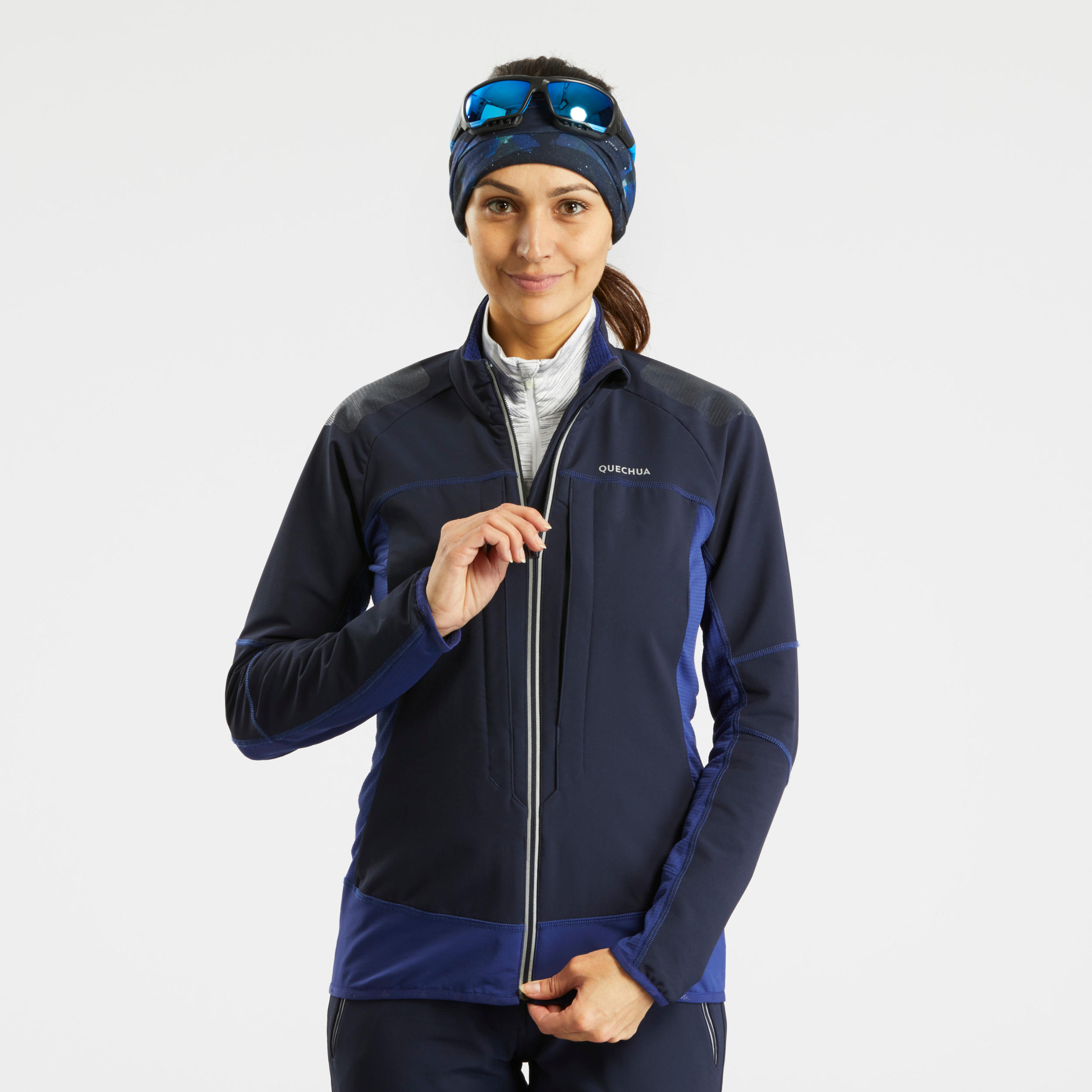 Veste softshell chaude de randonn e SH900 warm Femme QUECHUA