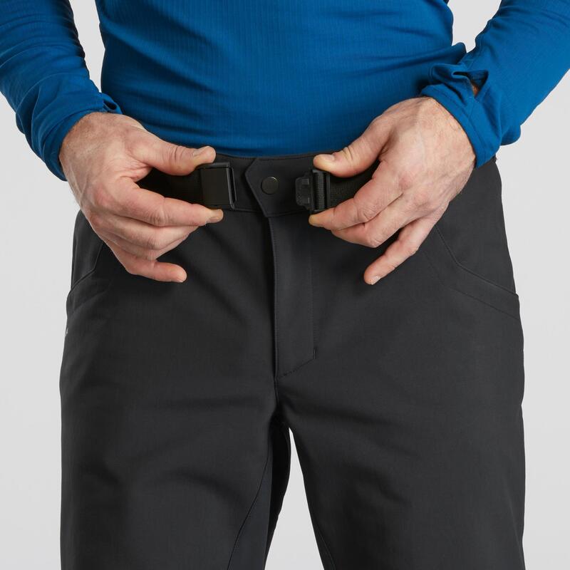 Erkek Sıcak Tutan ve Su Tutmaz Outdoor Pantolon - Gri - SH500