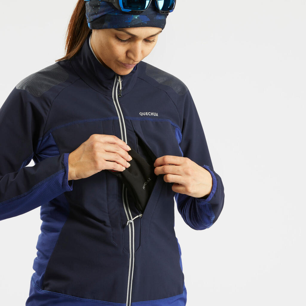 Women's Warm Softshell Hiking Jacket - SH900 Warm