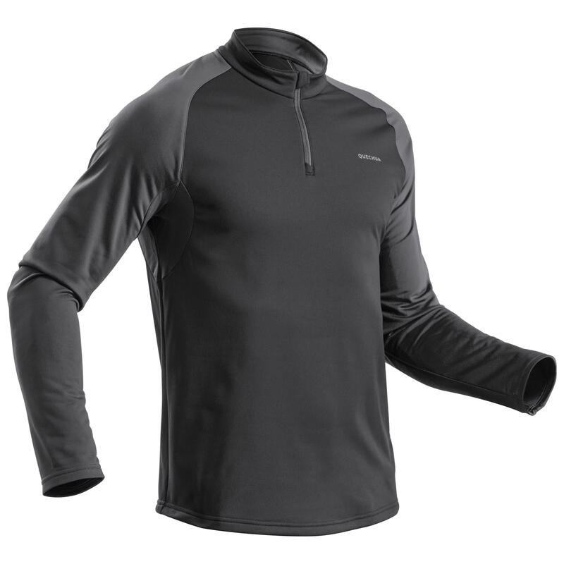 Men’s Long-sleeved Warm Hiking T-shirt - SH100 WARM