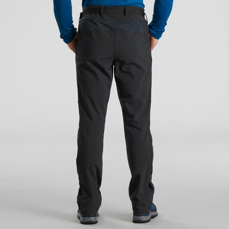 Erkek Sıcak Tutan ve Su Tutmaz Outdoor Pantolon - Gri - SH500
