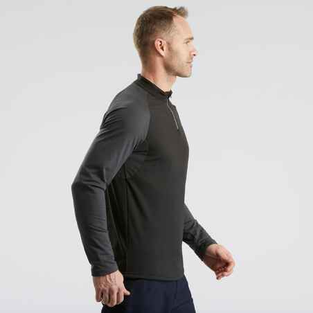 Men’s Long-sleeved Warm Hiking T-shirt - SH100