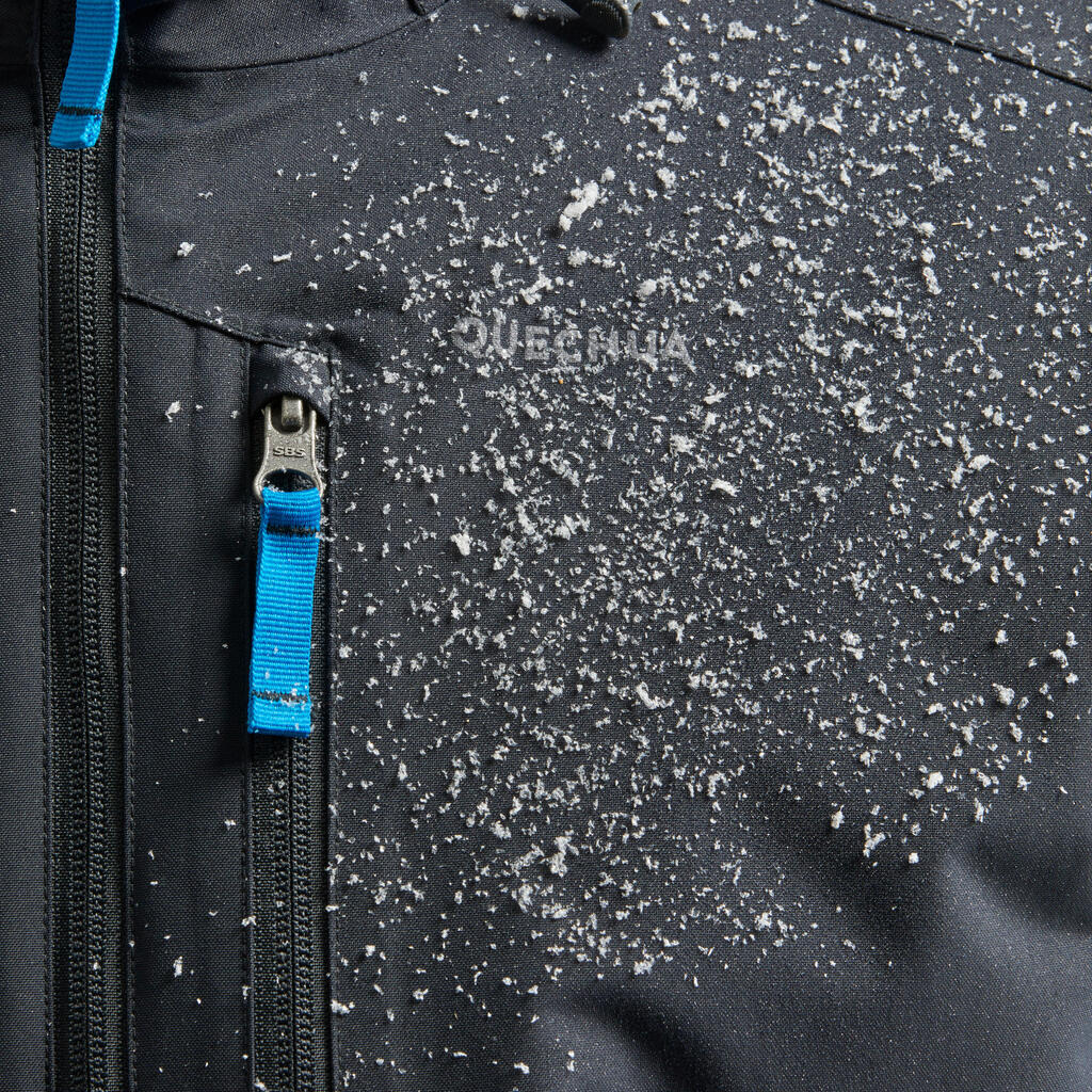Wanderjacke Winterwandern SH100 X-Warm wasserdicht -10 °C Herren 