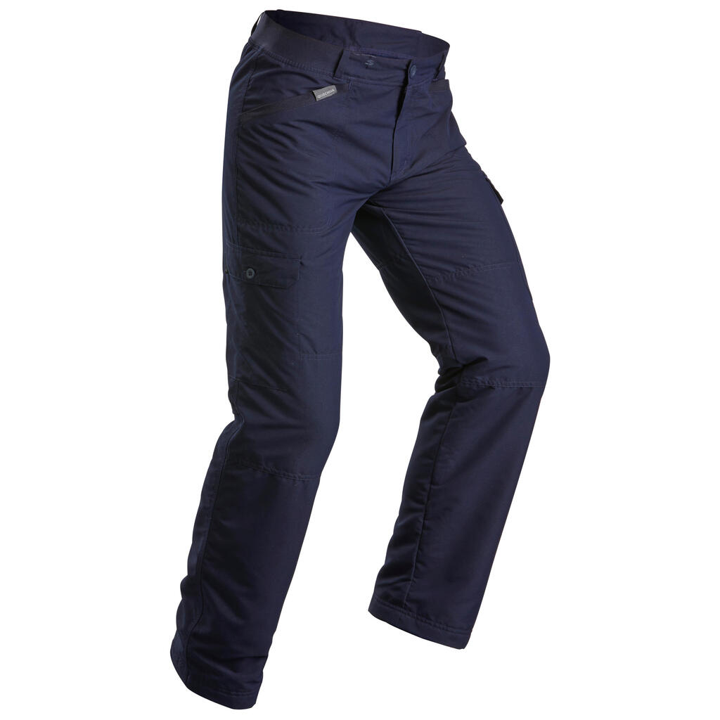 MEN’S WARM WATER REPELLENT SNOW HIKING TROUSERS - SH100 U-WARM .