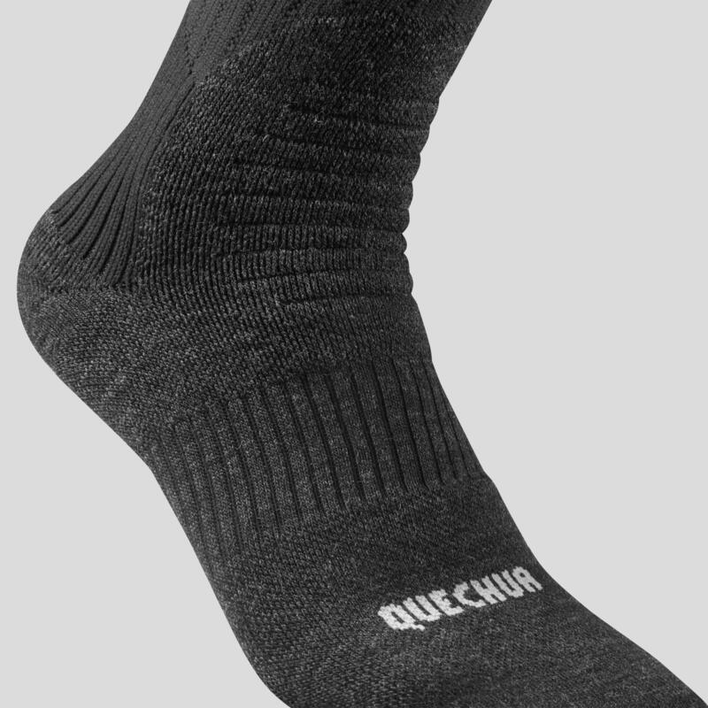 Chaussettes de randonnée chaudes, SH100 High noir