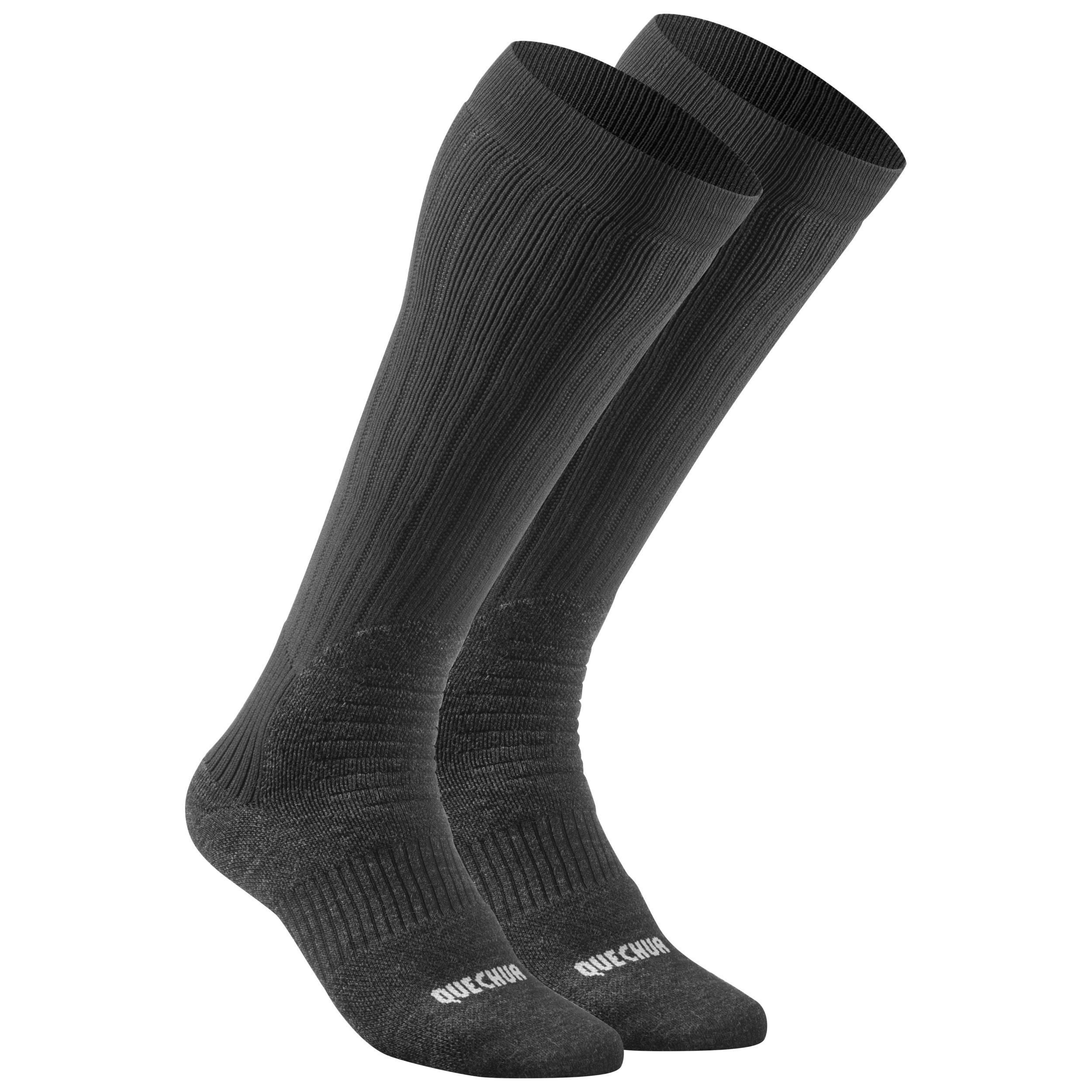 Medias térmicas de montaña invierno largas SH100 adulto - Decathlon