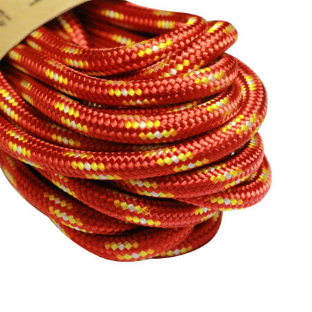 Мотузка для скелелазіння та альпінізму, 5 мм x 6 м - Червона