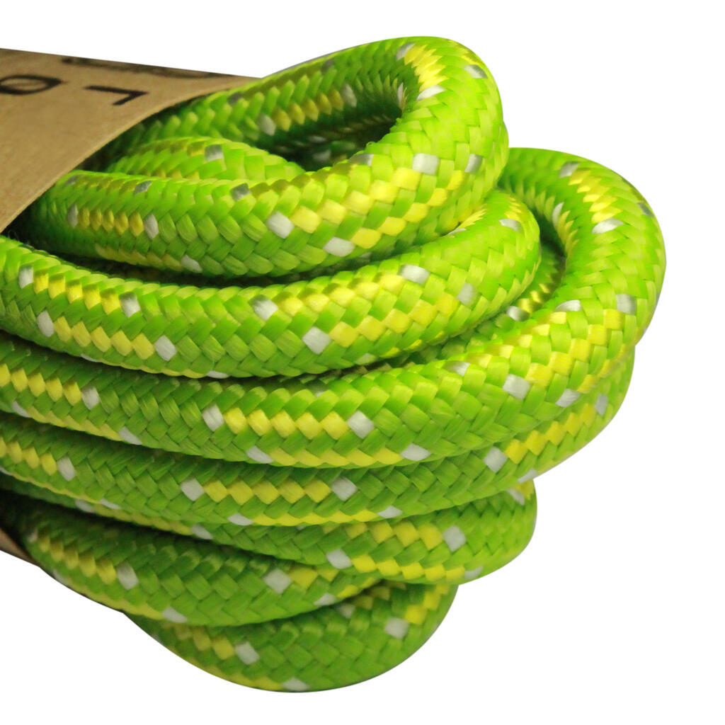 Klinšu kāpšanas un alpīnisma virve, 7 mm x 4 m, zaļa