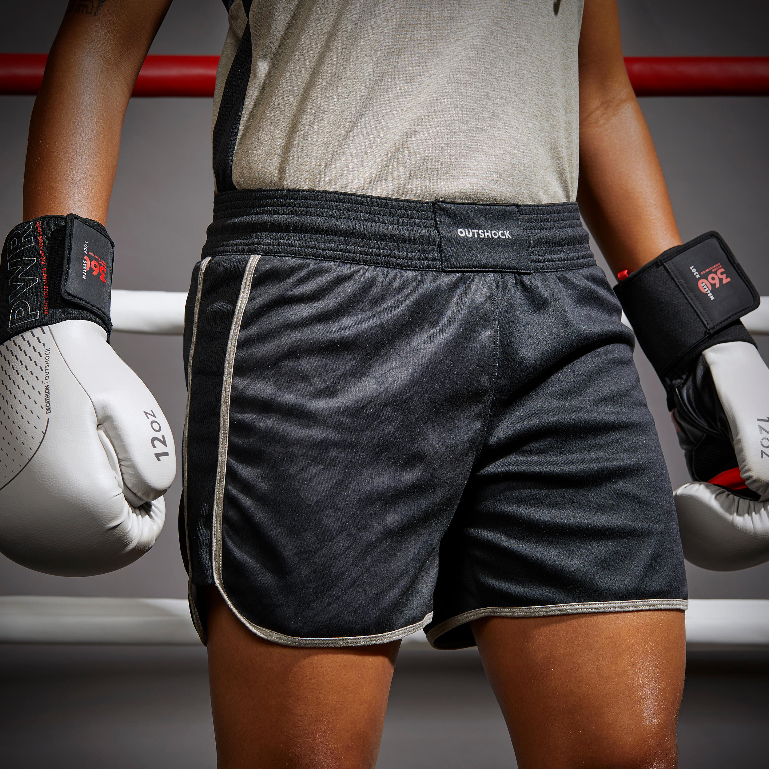 500 Women's Boxing Shorts - Black 3/5