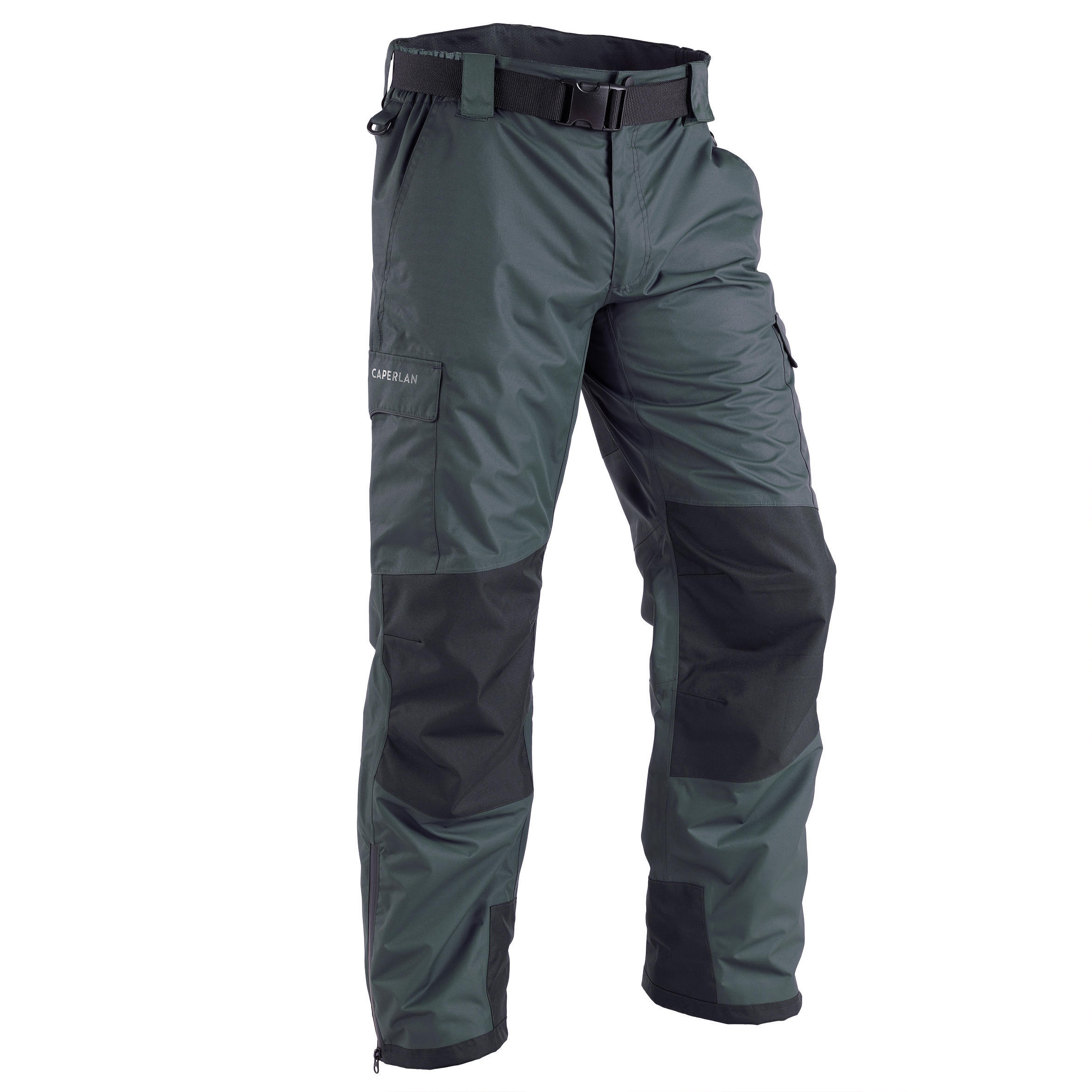 Fishing waterproof trousers 500 grey 2/5