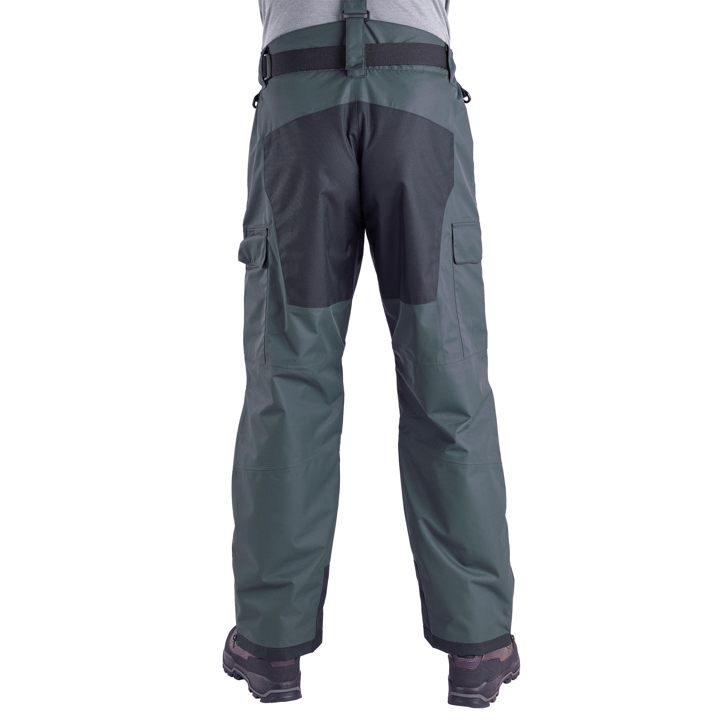 Fishing waterproof trousers 500 grey 4/5