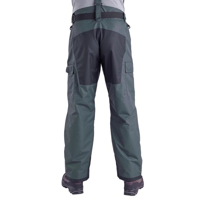 Fishing waterproof trousers 500 grey CAPERLAN Decathlon