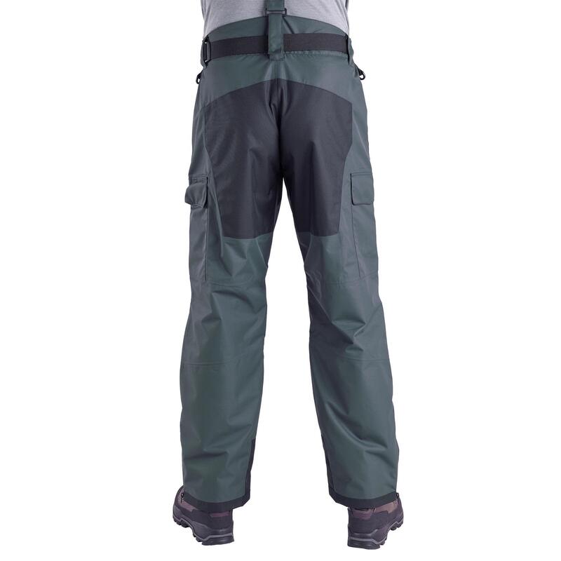 Fishing waterproof trousers 500 grey CAPERLAN Decathlon