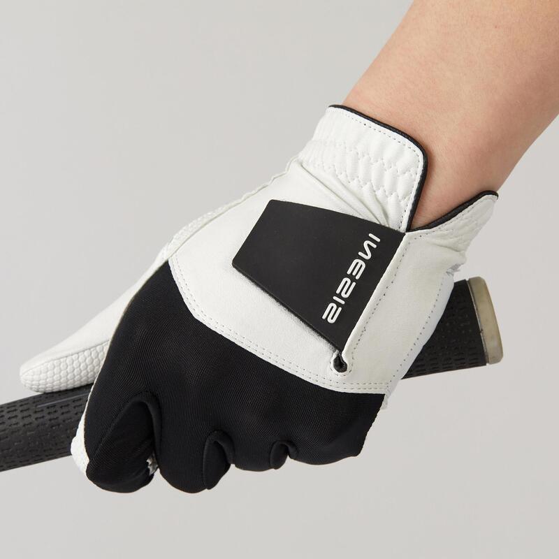 Golf Resistance Gloves Pair - White/Black