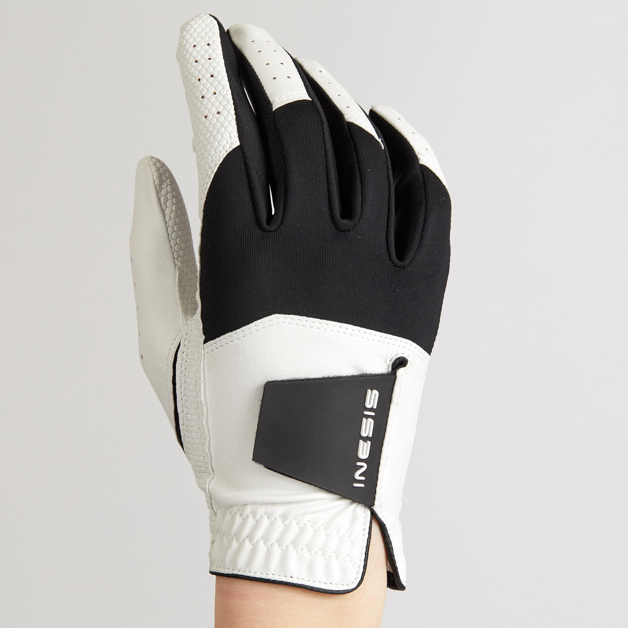 Men's Golf Resistance Glove Left-Handed - White/Black 2/8