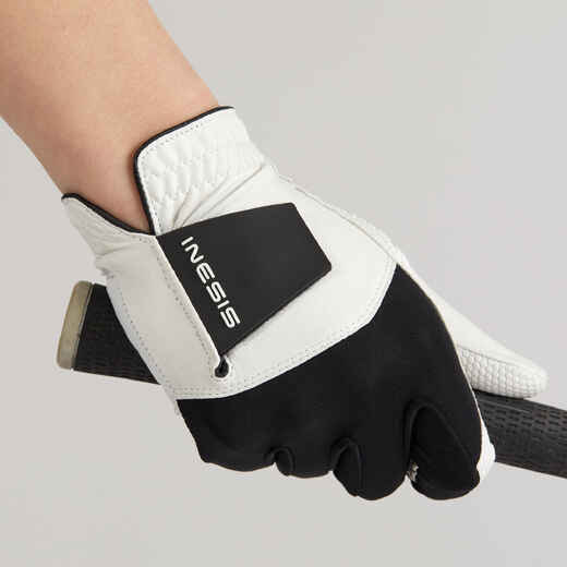 
      Kid's Golf Glove Left-Handed - White
  