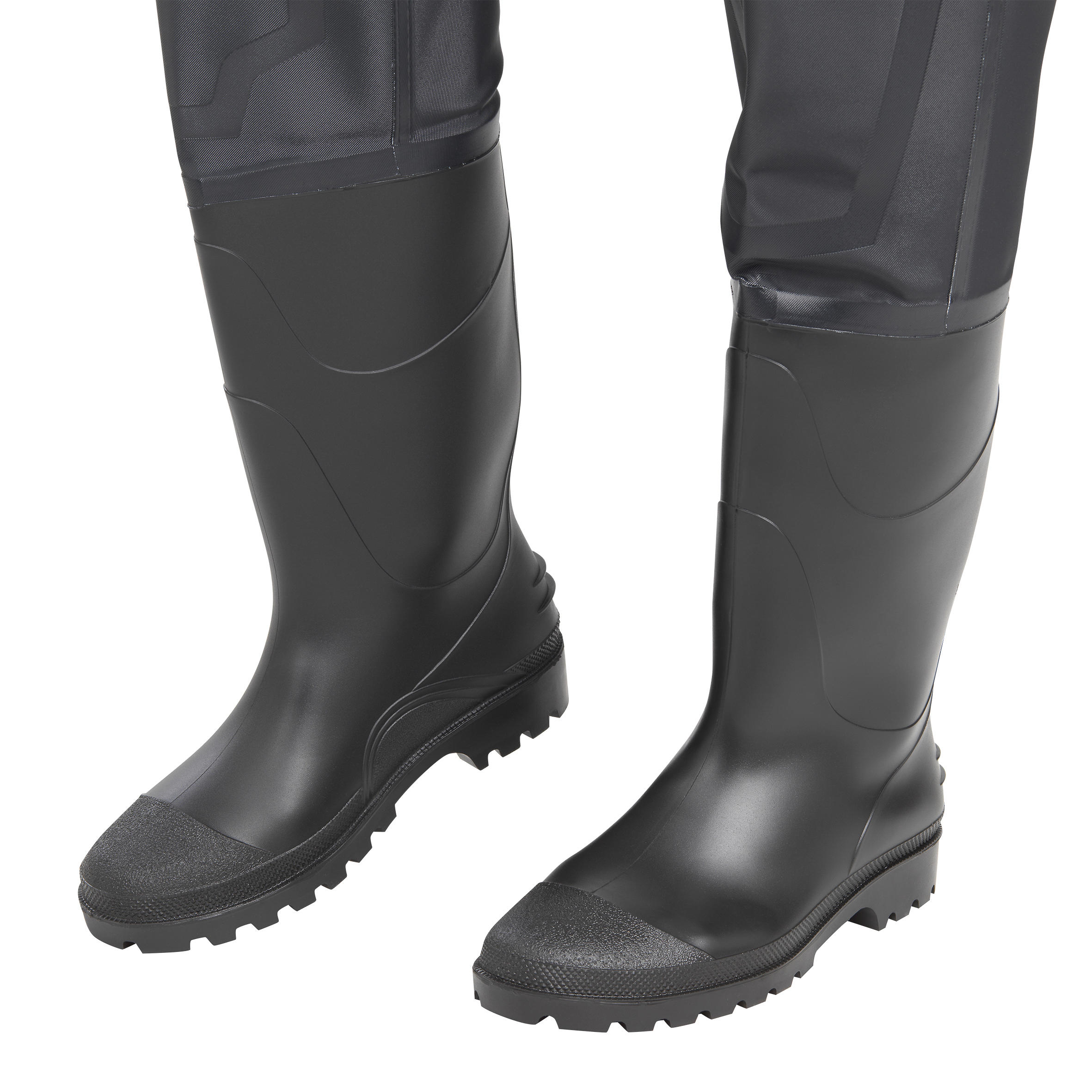 Bottes-pantalon respirantes de pêche - 500 PVC - CAPERLAN