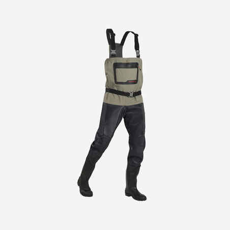 Fishing waders PVC breathable 500