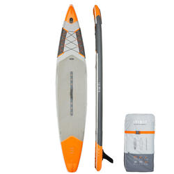 INFLATABLE TOURING STAND UP PADDLE BOARD 500/12'6-29” ORANGE