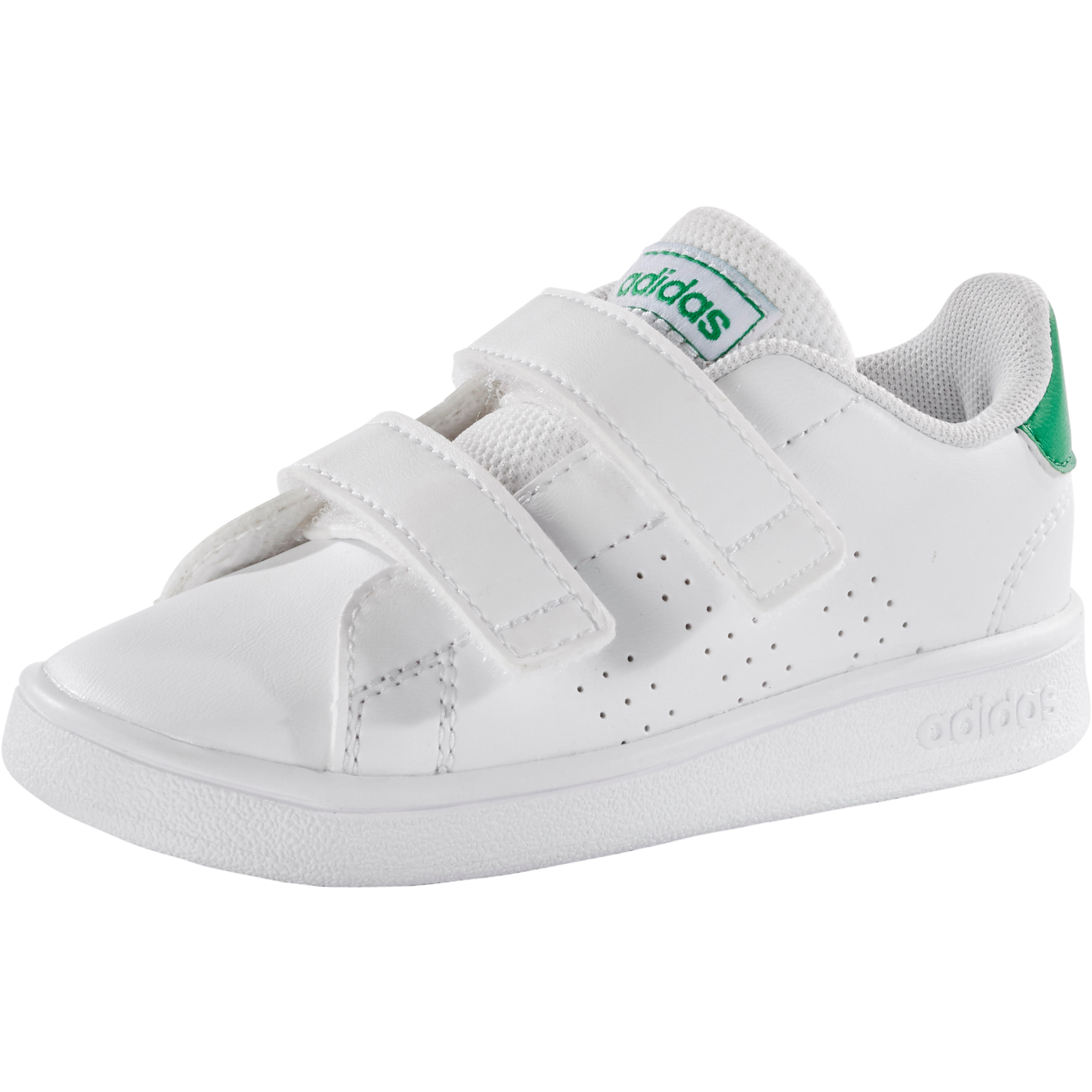 Zapatillas Adidas Bebé primeros pasos Advantage blanco verde talla 19 al 27  ADIDAS | Decathlon