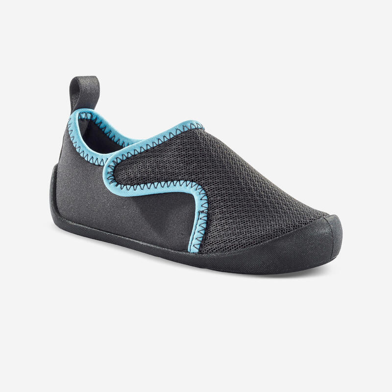 Gymschoenen kinderen donkergrijs