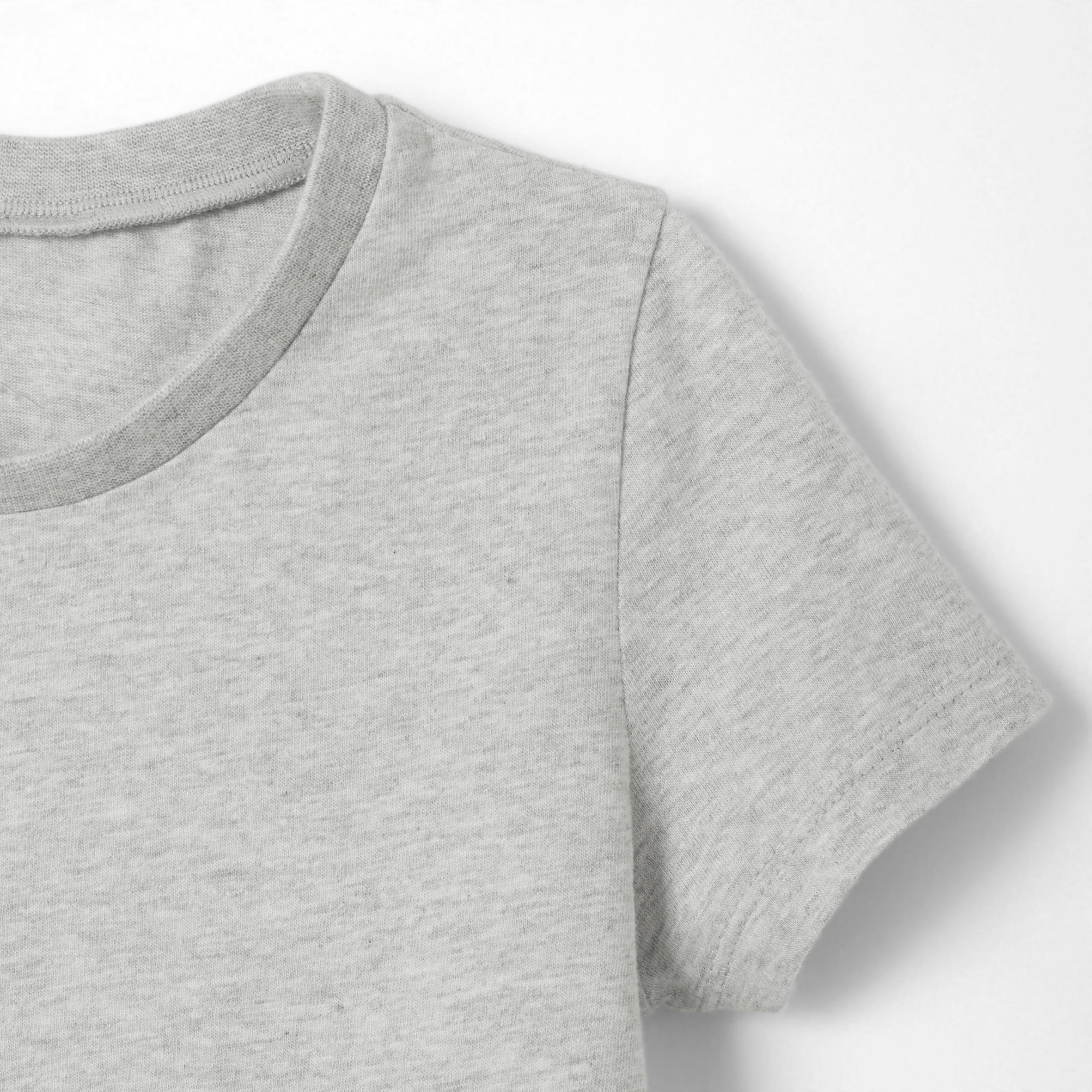 T-Shirt manches courtes baby gym 100 Gris 4/6