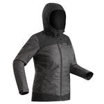 Quechua Waterdichte wandeljas voor dames SH100 X-Warm zwart