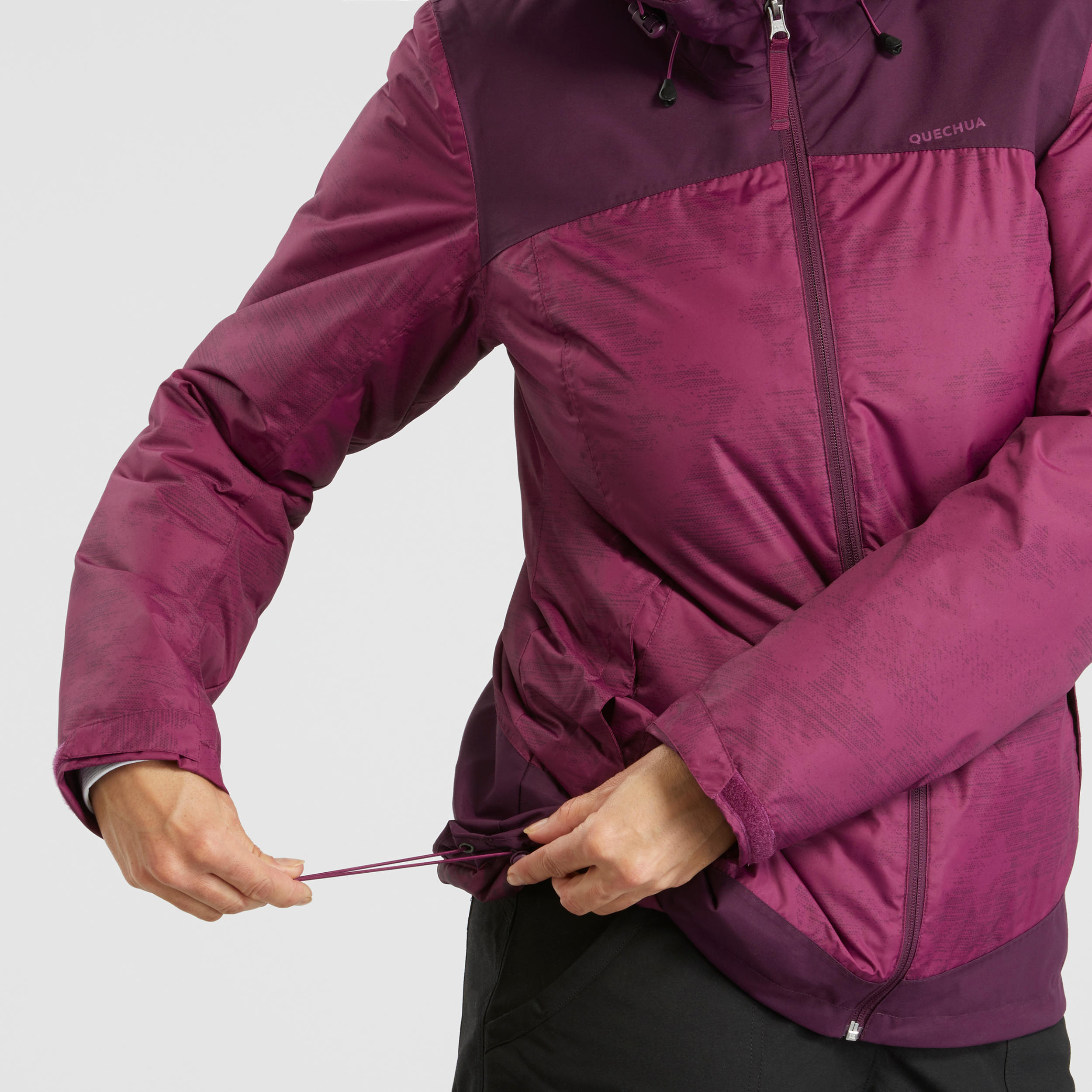 Buy Down Jacket Cntrek100 Woman Red Online | Decathlon