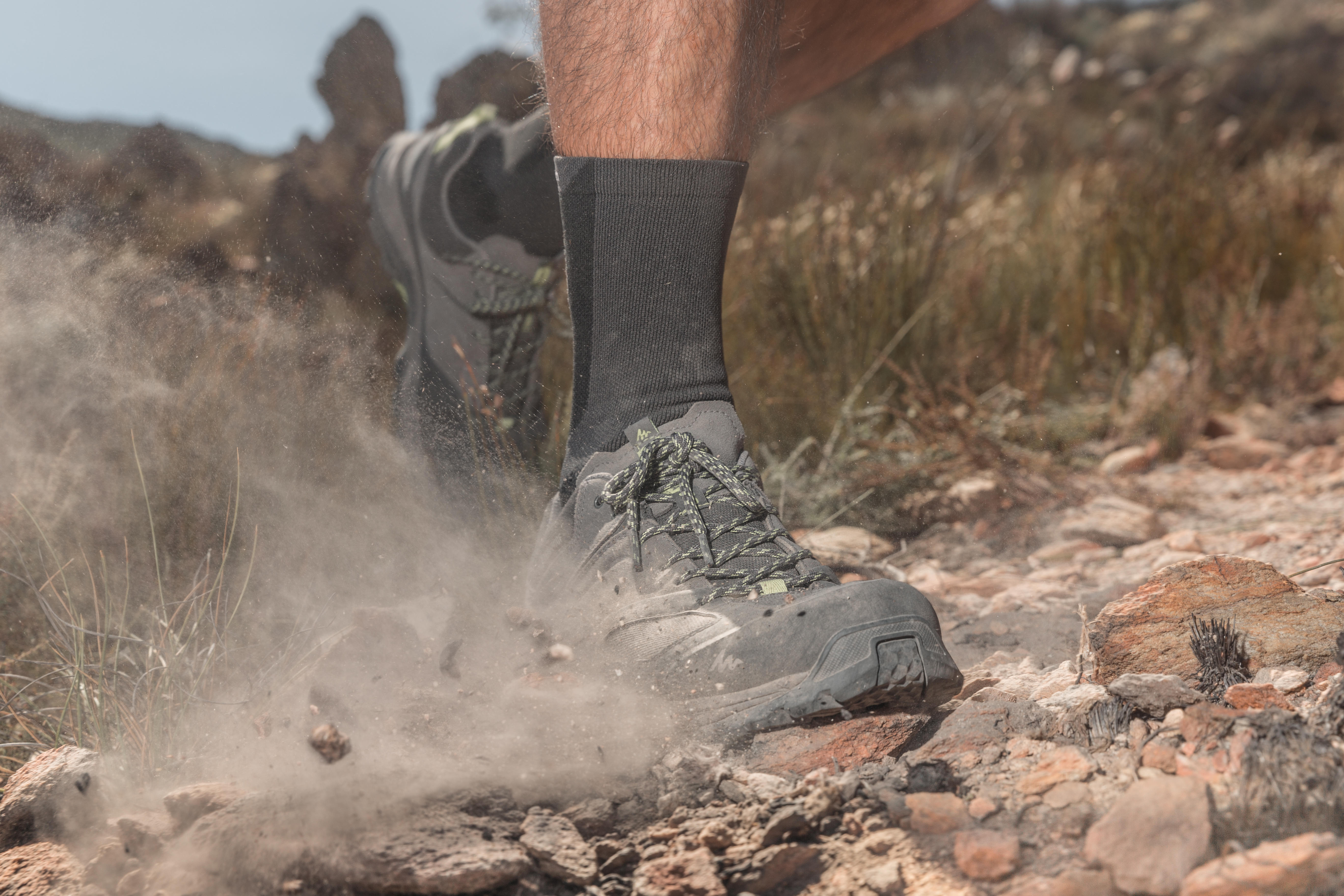 Chaussures imperméables de randonnée montagne - MH500 gris - Hommes - QUECHUA