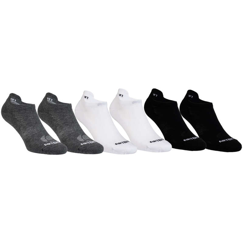 ADULT SOCKS - RS 160 Adult Low x 6 - Grey ARTENGO