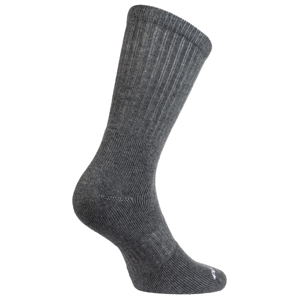 RS 500 High Sport Socks 4-Pack - Grey/Black/White