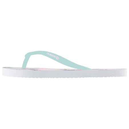 Girls' Flip-Flops - 120 Jun White