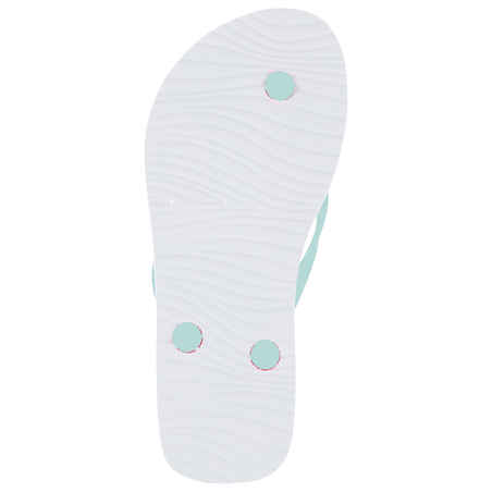 Girls' Flip-Flops - 120 Jun White