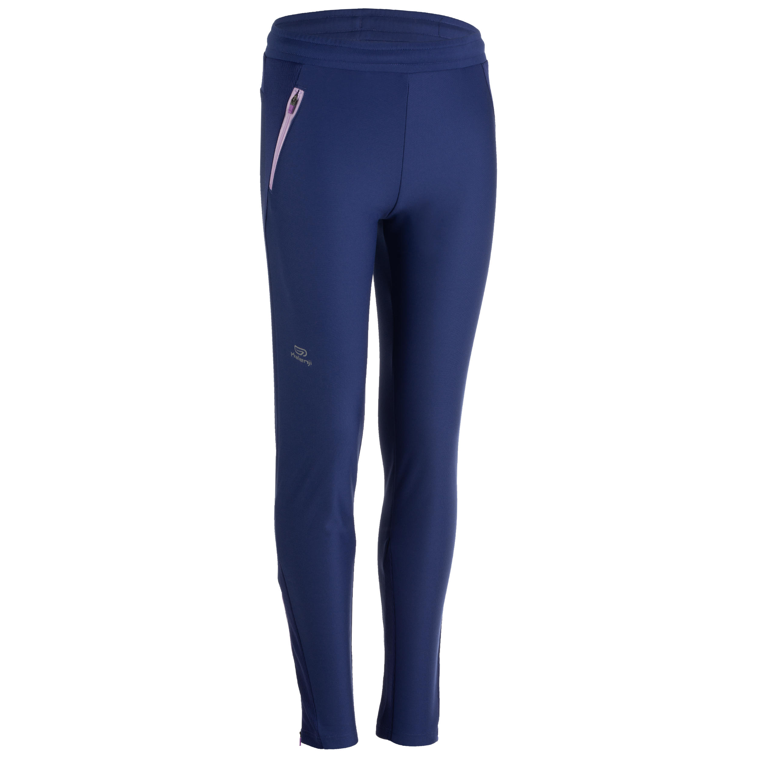 

Kids' Athletics Warm Trousers - Blue Mauve -  By KALENJI | Decathlon