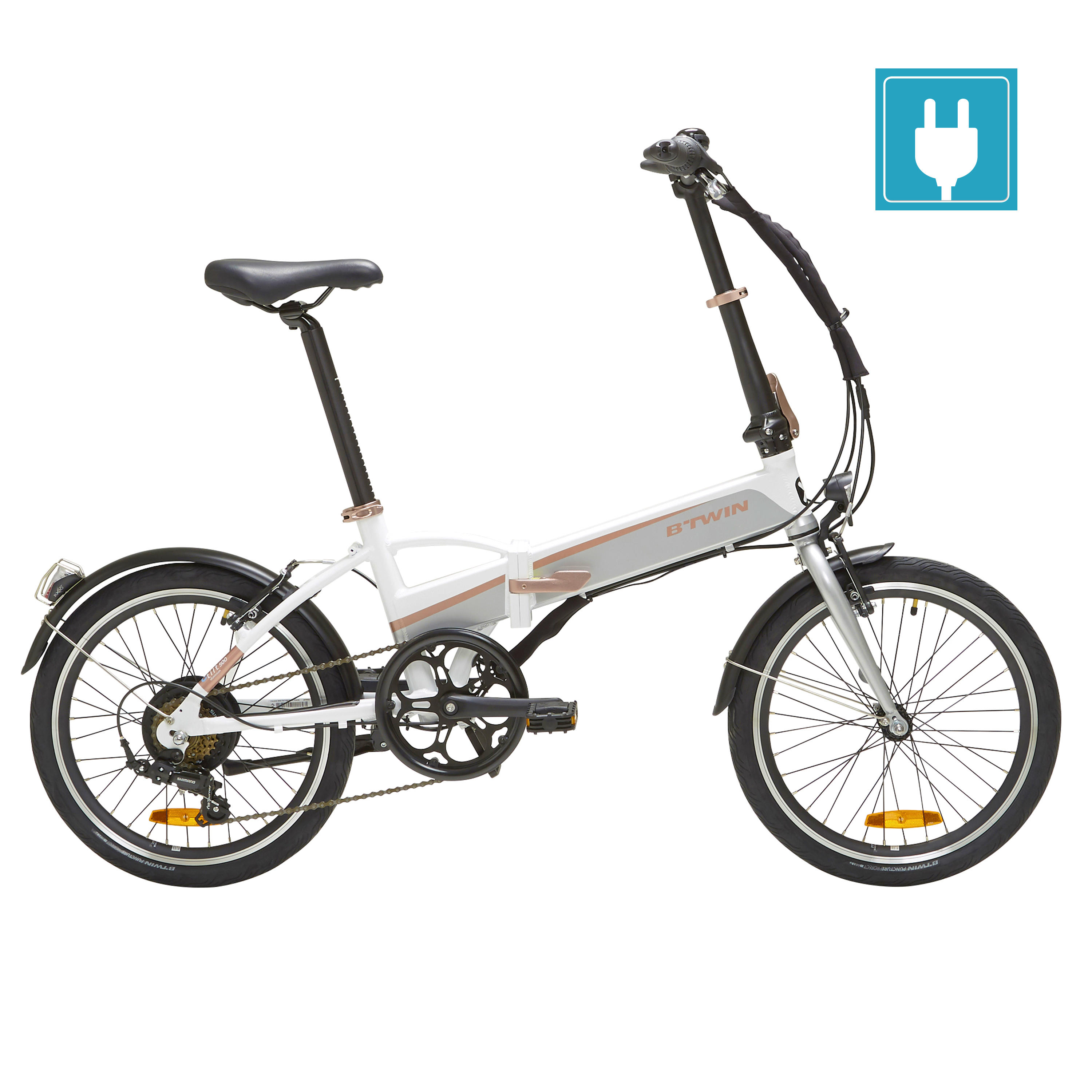 Decathlon folding e bike sale