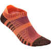 Ponožky Invisible WS 900 na športovú chôdzu oranžové