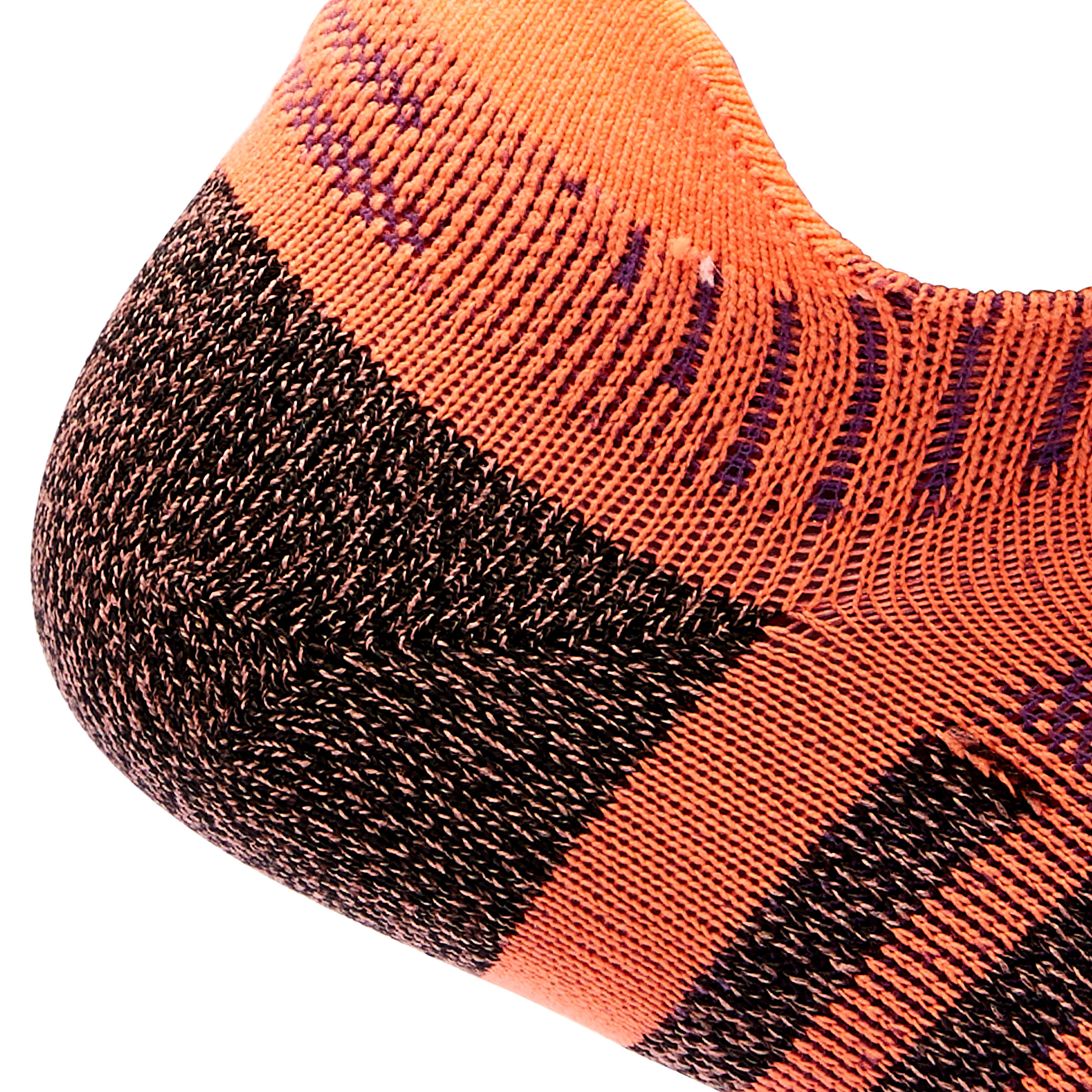 WS 900 Invisible Nordic and fitness walking socks - orange 3/7