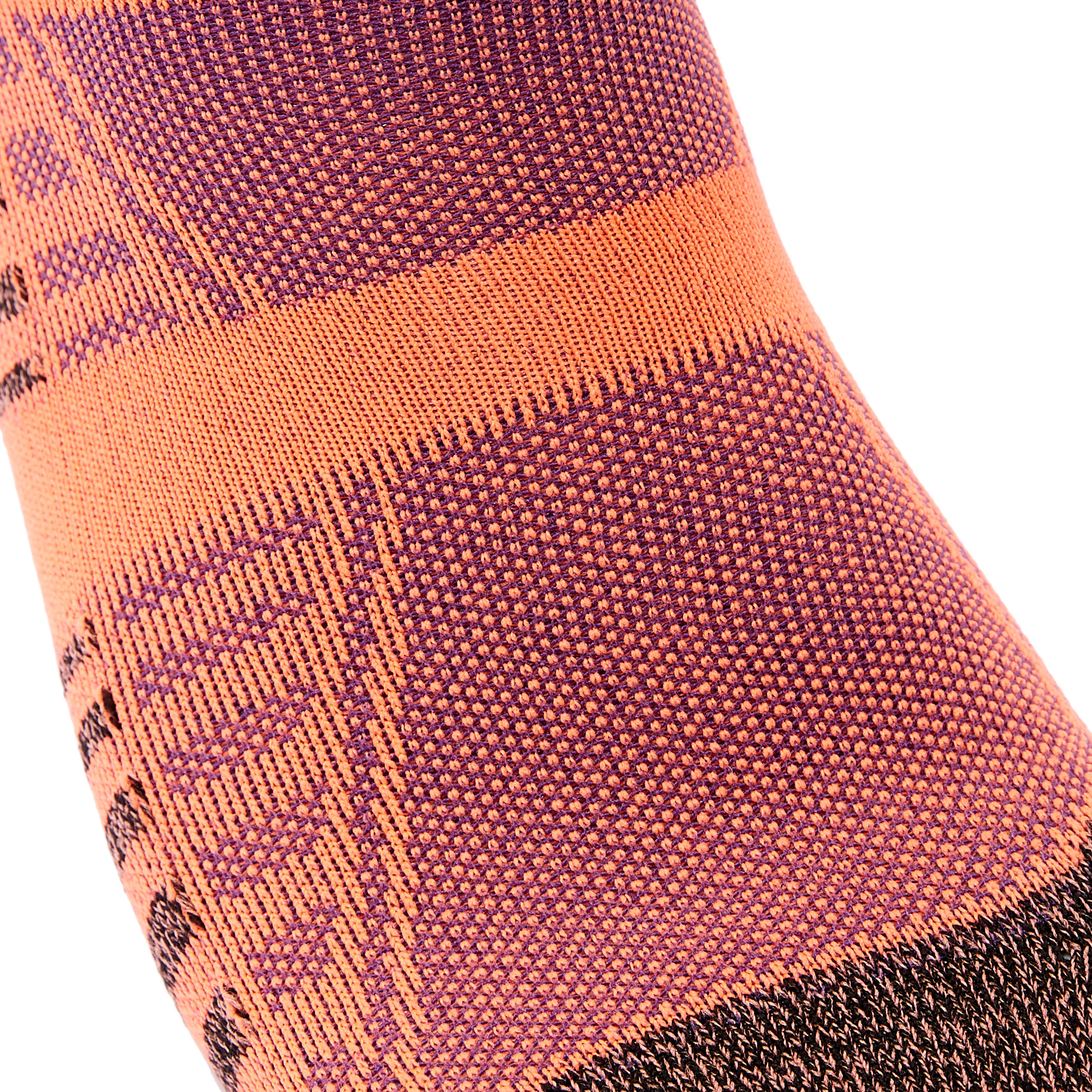 WS 900 Invisible Nordic and fitness walking socks - orange 5/7