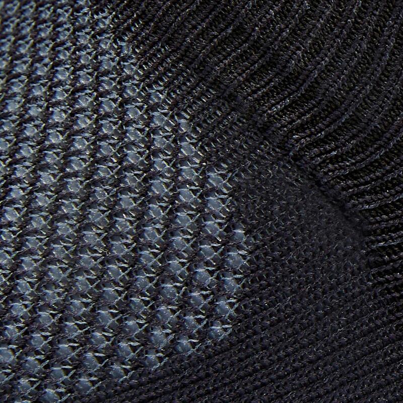 Chaussettes marche sportive WS 500 Fresh Invisible noir